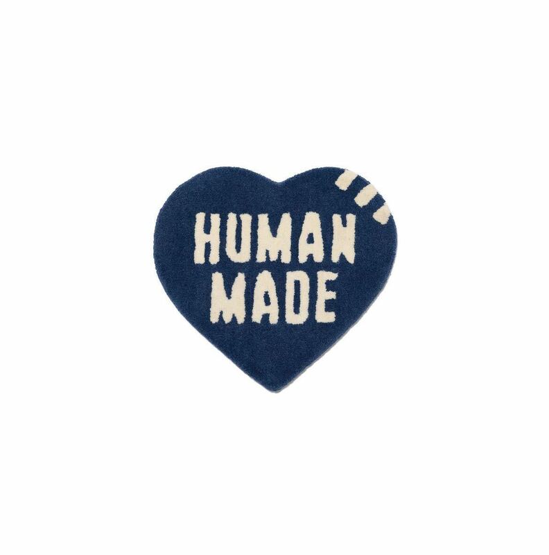 HUMAN MADE HEART RUG SMALL ブルー ラグマット 国内正規品 ヒューマンメイド 24SS 青