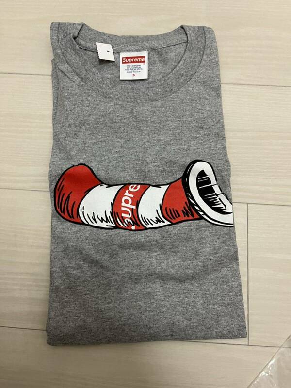 Supreme Cat In The Hat Tee　シュプリーム　キャット　イン　ザ　ハット　Tシャツ　グレー　灰S　オンライン購入