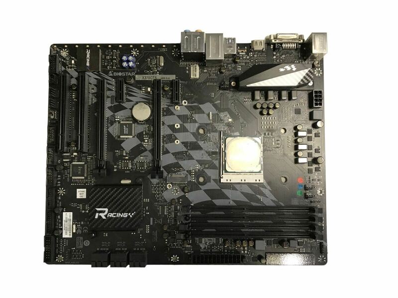 《中古》RACING BIOSTAR X370GT5 AM4 AMD X370 SATA 6Gbs USB 3.1 HDMI ATX マザーボード / AMD RYZEN 7 1700 YD1700BBM88AE 2点セット