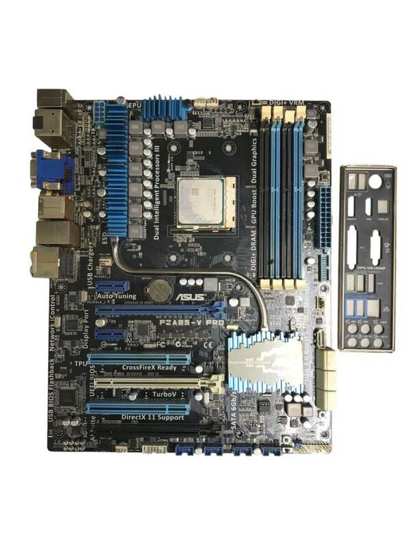 《中古》ASUS F2A85-V PRO マザーボードAMD A10-5800 series 2点セット