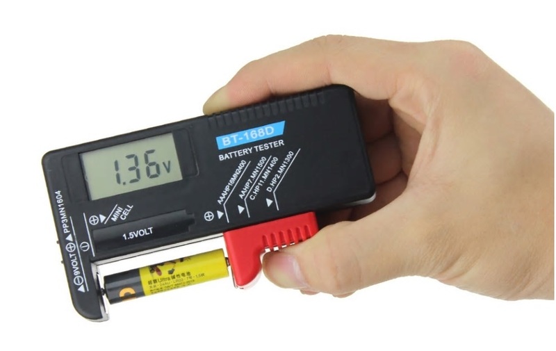 デジタル 電池 チェッカー（電池残量 電池測定器 電圧 電池テスター 電池計測 電池容量 バッテリーチェッカー）