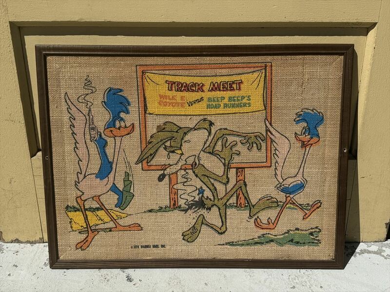 Vintage Warner Bros Looney Tunes Wile E Coyote Vs Road Runner Wall Art/ルーニー テューンズ ヴィンテージ/180118883