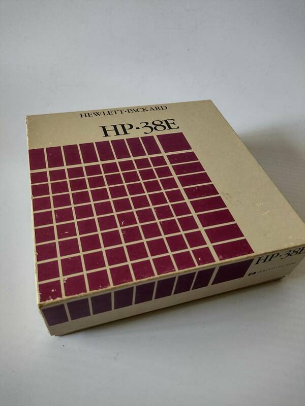 【電卓】ヒューレットパッカード HP-38E 外箱 空箱