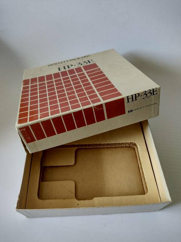 【電卓】ヒューレットパッカード HP-33E 外箱 空箱
