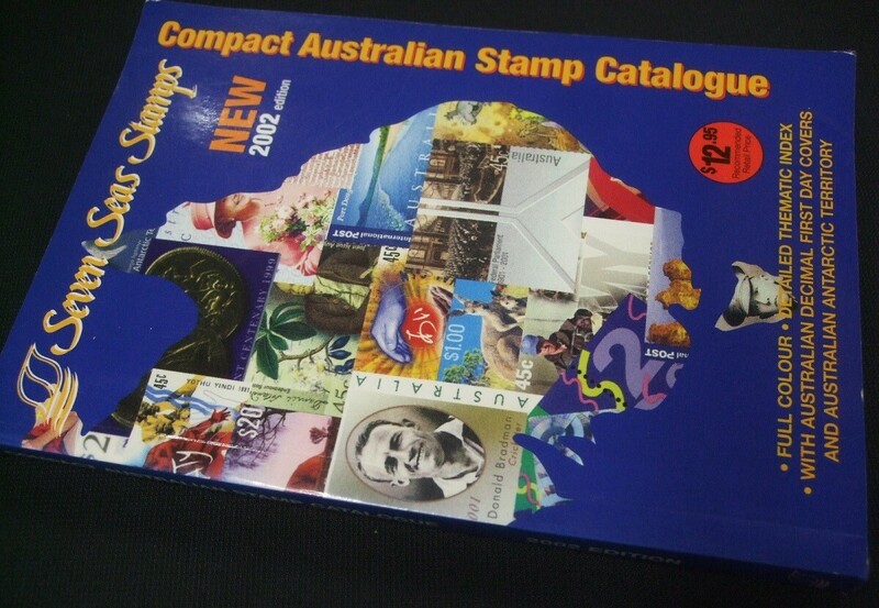 オールカラー「オーストラリア切手カタログ2002 ポケットサイズ版」1冊。未使用品。とても良好