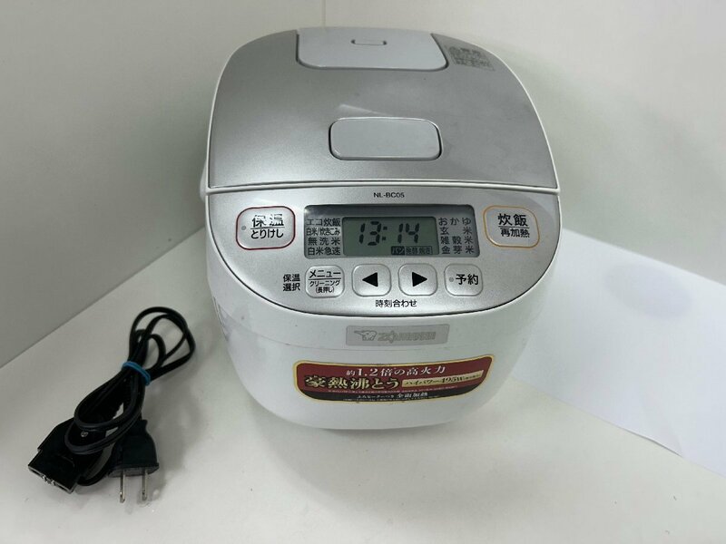 〇　ZOJIRUSHI　3合炊飯器　豪熱沸当とう　NL-BC05型　中古