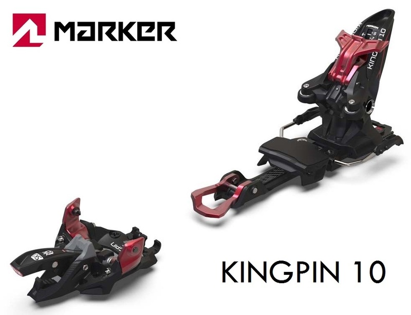 MARKER　/　KINGPIN 10　/　75-100mm　/　BLACK/RED 【auction by polvere_di_neve】マーカー キングピン shift alpinist duke pt