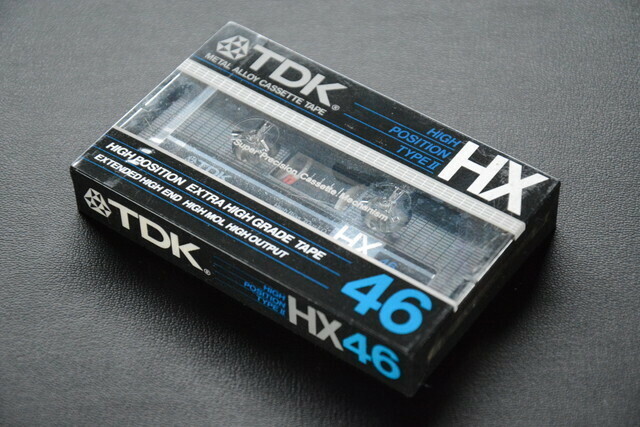 古いカセットテープ TDK HX 46 ハイポジ 未使用品 0325-3 検索用語→Aレター100g10内