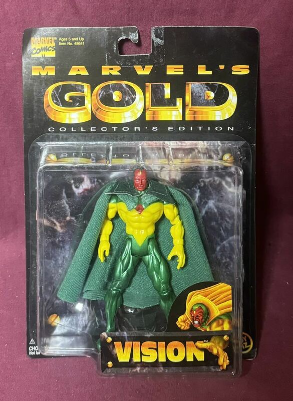 '97 TOYBIZ『 MARVEL'S GOLD』VISION アクションフィギュア MCU ビジョン AVENGERS アベンジャーズ
