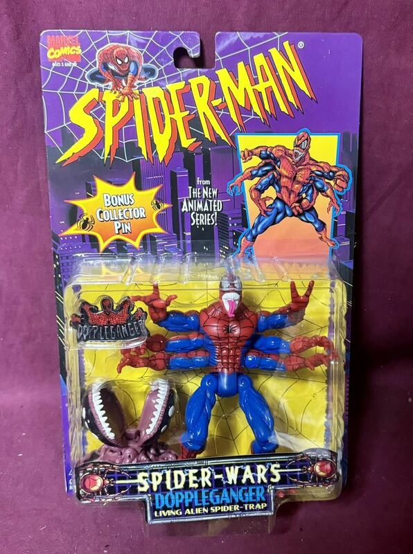 '96 TOYBIZ『SPIDER-WARS』DOPPLEGANGER SPIDER アクションフィギュア SPIDER-MAN ドッペルゲンガー・スパイダー マンMARVEL COMICS