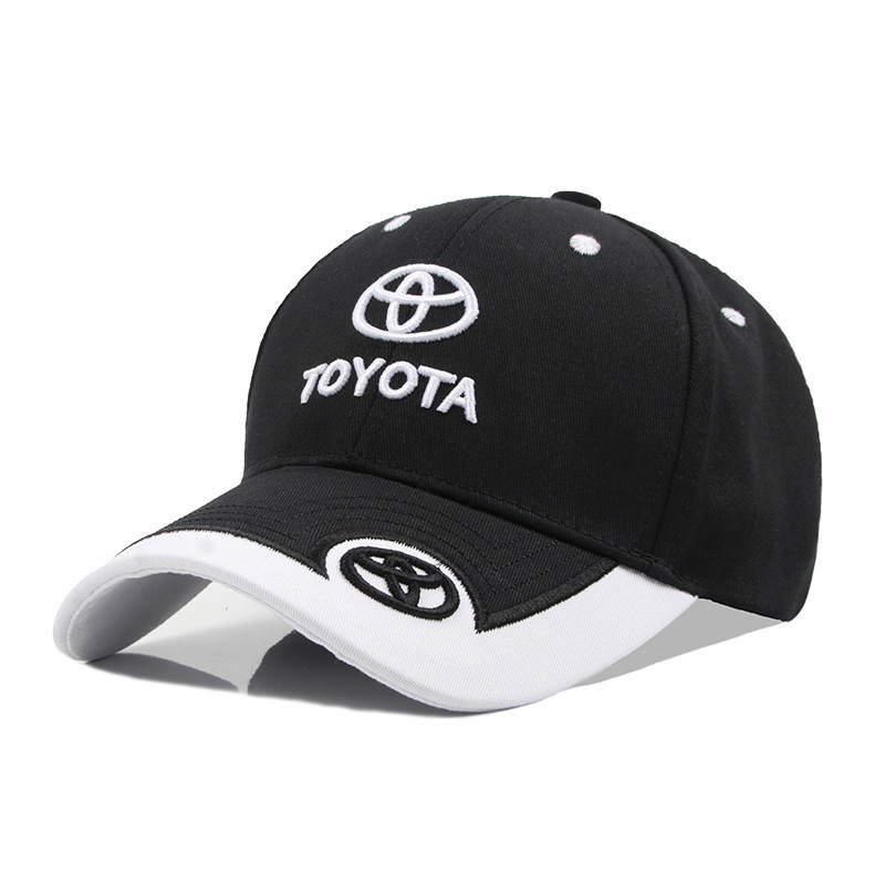 新品◇トヨタ 帽子 スポーツ コットンツイル刺繍ロゴ ゴルフ 野球帽 TOYOTA ブラック