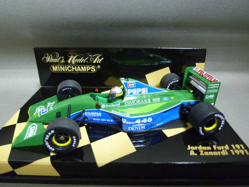 PMA 1/43 ジョーダン フォード 191 A.ザナルディ 日本GP ペプシ仕様 1991 Jordan Ford