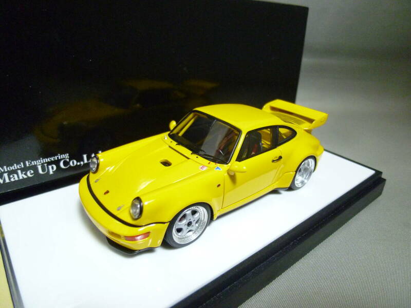 Make Up 1/43 ポルシェ 911 (964) カレラ RSR 3.8 1993 イエロー Porsche Carrera VISION VM162C