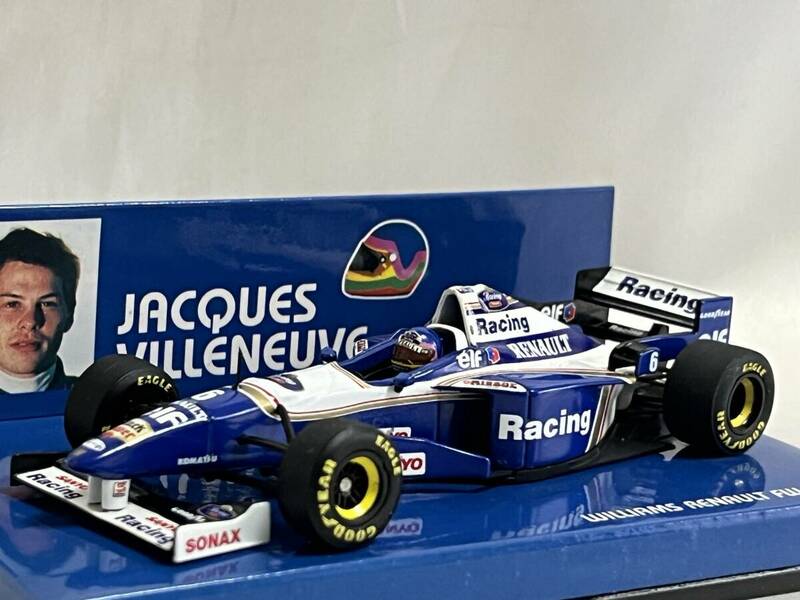 ミニチャンプス 1/43 ウィリアムズ ルノー FW18 F1グランプリ 1996 ジャック・ビルヌーブ