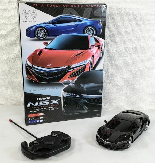 ワイエスエヌ ホンダ NSX ラジコン 元箱付 動作確認済 ブラック HONDA SPORTS CAR YSN★ホビー スーパー スポーツ カー【中古】3484H