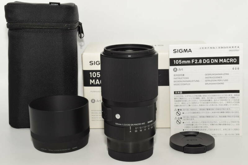 【特上品】 SIGMA シグマ Lマウント レンズ 105mm F2.8 DG DN MACRO 単焦点 望遠 フルサイズ Art ミラーレス 専用　#6801