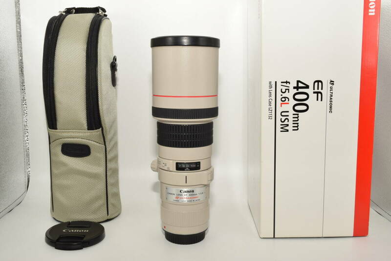 【極上品】 Canon 単焦点超望遠レンズ EF400mm F5.6L USM フルサイズ対応　#6822