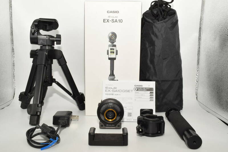 【特上品】 CASIO EXILIM ゴルファー向けスイング分析ハイスピードカメラ EX-SA10BKGSET　#6829