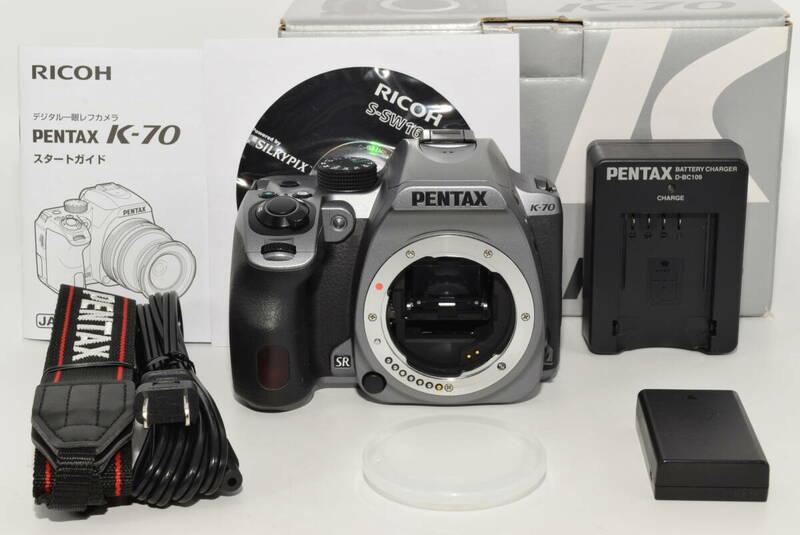 【特上品】 PENTAX K-70 ボディ シルバー デジタル一眼レフカメラ #6848
