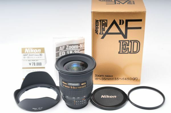 2993R614 ニコン Nikon AF Nikkor 18-35mm f3.5-4.5 D ED IF ASPH Zoom Lens [動作確認済] 美品
