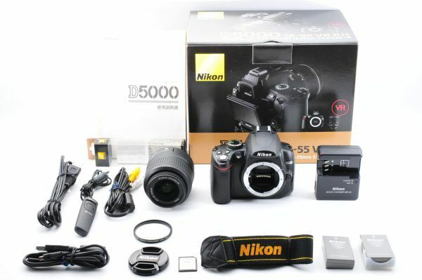 3002R622 ニコン Nikon D5000 Digital AF-S DX 18-55mm VR デジタルカメラ [動作確認済] 1212ショット美品