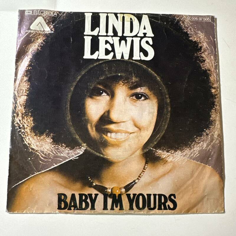 Linda Lewis - Baby I'm Yours ☆ドイツORIG 7″☆DISCO☆LINDA LEWISのLP未収録７インチ・オンリー☆BARBARA LEWISのカバー