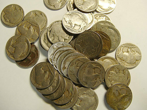 【1枚の価格】アメリカ 5セントコイン ニッケル インディアン バッファロー 大量購入可能