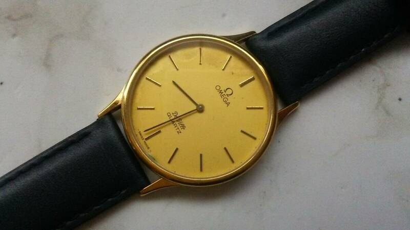 [■]OMEGA De Ville ゴールド メンズ クオーツ