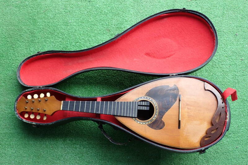 SUZUKI VIOLIN 鈴木バイオリン Mandolin マンドリン 1887年製 No.205 動作確認済み#BB0766