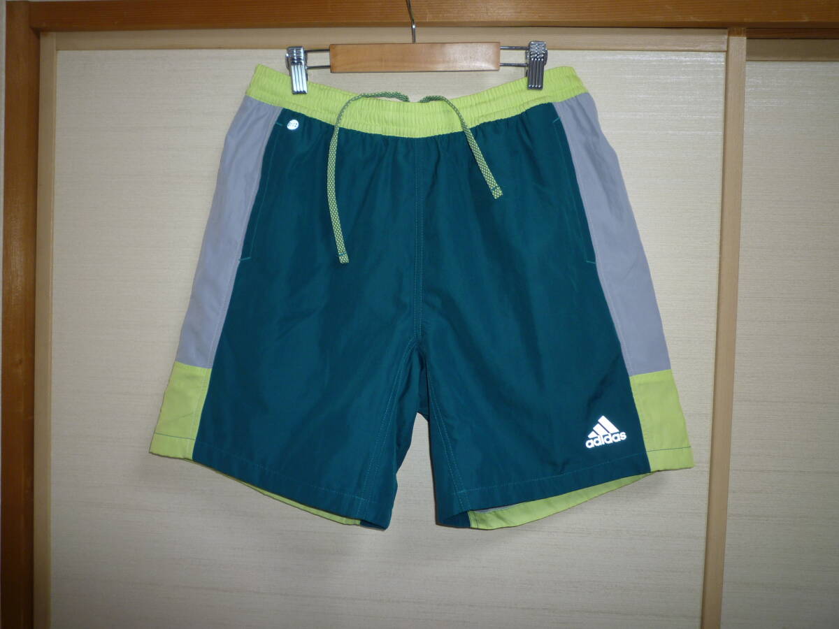 アディダス ナイロン ハーフパンツ Lサイズ