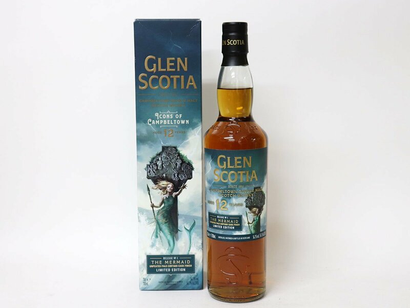 ★グレンスコシア 12年 ザ マーメイド リミテッド エディション GLEN SCOTIA *箱付［度数:54.1% 内容量:700ml］