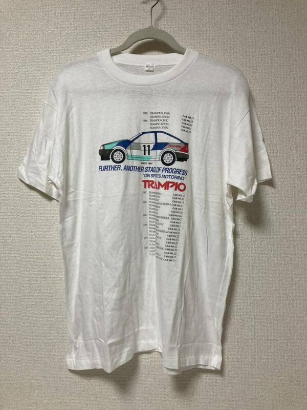 新品未使用 希少 TRAMPIO LEVIN カローラ レビン AE86 10周年 全日本ツーリングカー選手権 Tシャツ サイズ L