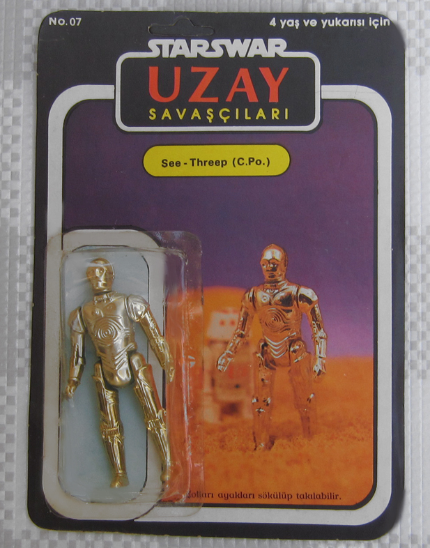 超レア80年代 UZAY C-3POアンパンチ未使用Unpunchedスターウォーズ(SB Products)Star Warsビンテージ限定フィギュアAction Figures(Kenner 