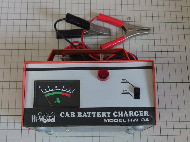 【　Hi-wood　CAR　BATTERY CHARGER　model Hw-3A 現状ジャンク品　】