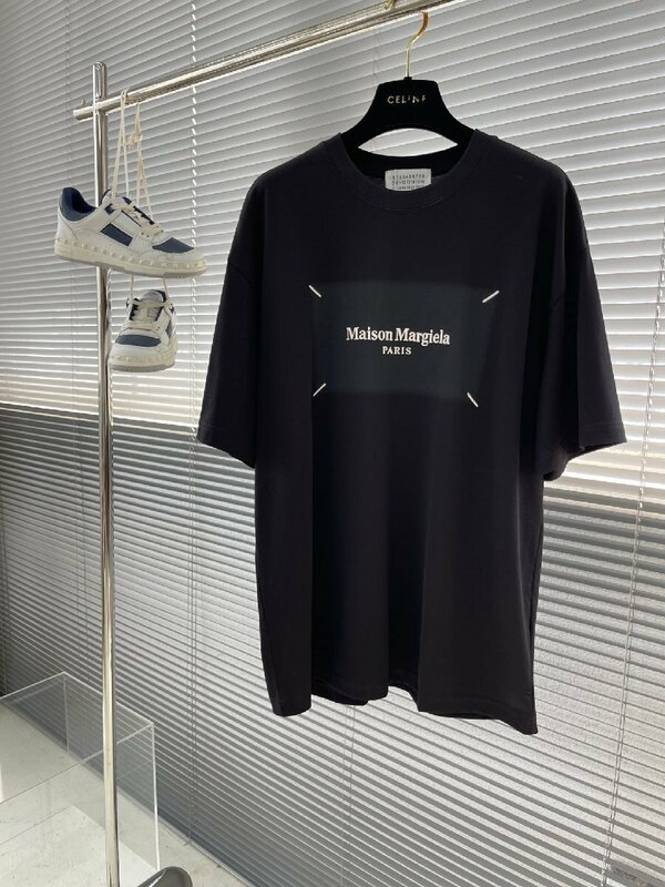 Maison Margiela マルタンマルジェラ　メンズ　Tシャツ　丸首　半袖　文字ロゴ　48-56　サイズ選択可能