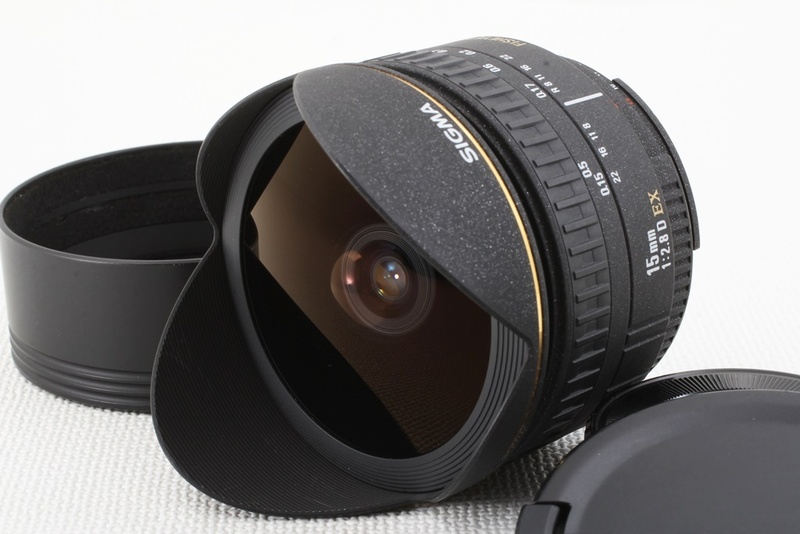 外観極上品◆SIGMA シグマ AF 15mm F2.8 EX Fisheye Nikon ニコン◆フィッシュアイ 魚眼レンズ/A356
