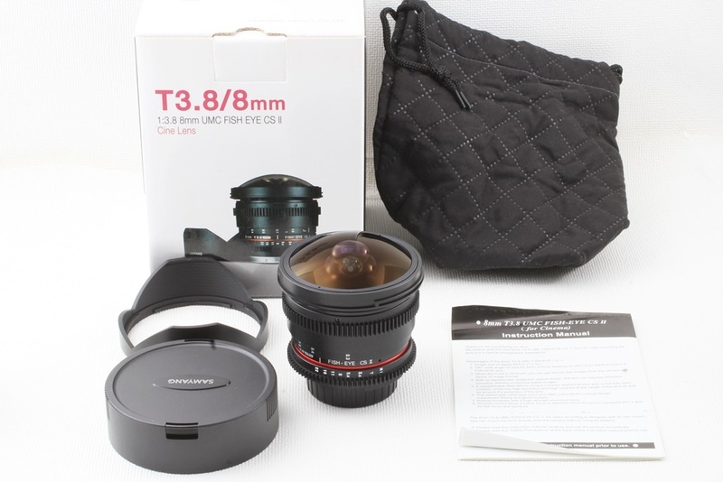 未使用品◆SAMYANG サムヤン VDSLR 8mm T3.8 Fish-eye CS II Nikon ニコン◆動画用単焦点魚眼レンズ/A782