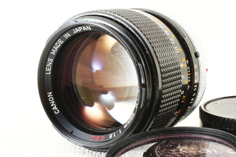 ジャンク品◆Canon キヤノン FD 85mm F1.8 S.S.C.◆単焦点レンズ/A1697
