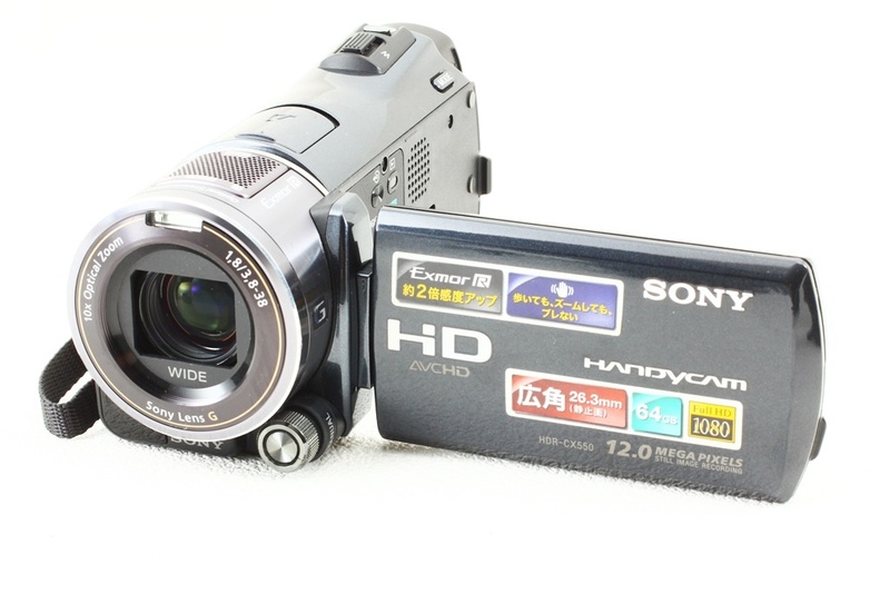 ジャンク品◆Sony ソニー デジタルHDビデオ HDR-CX550V◆Handycam ハンディカム/A2931