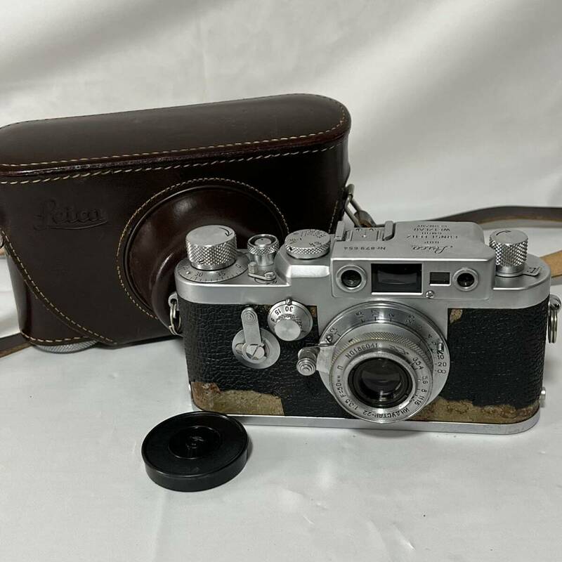 Leica IIIG 3G ライカ　バルナック ボディレンジファインダー フィルムカメラ カバーケース　ジャンク