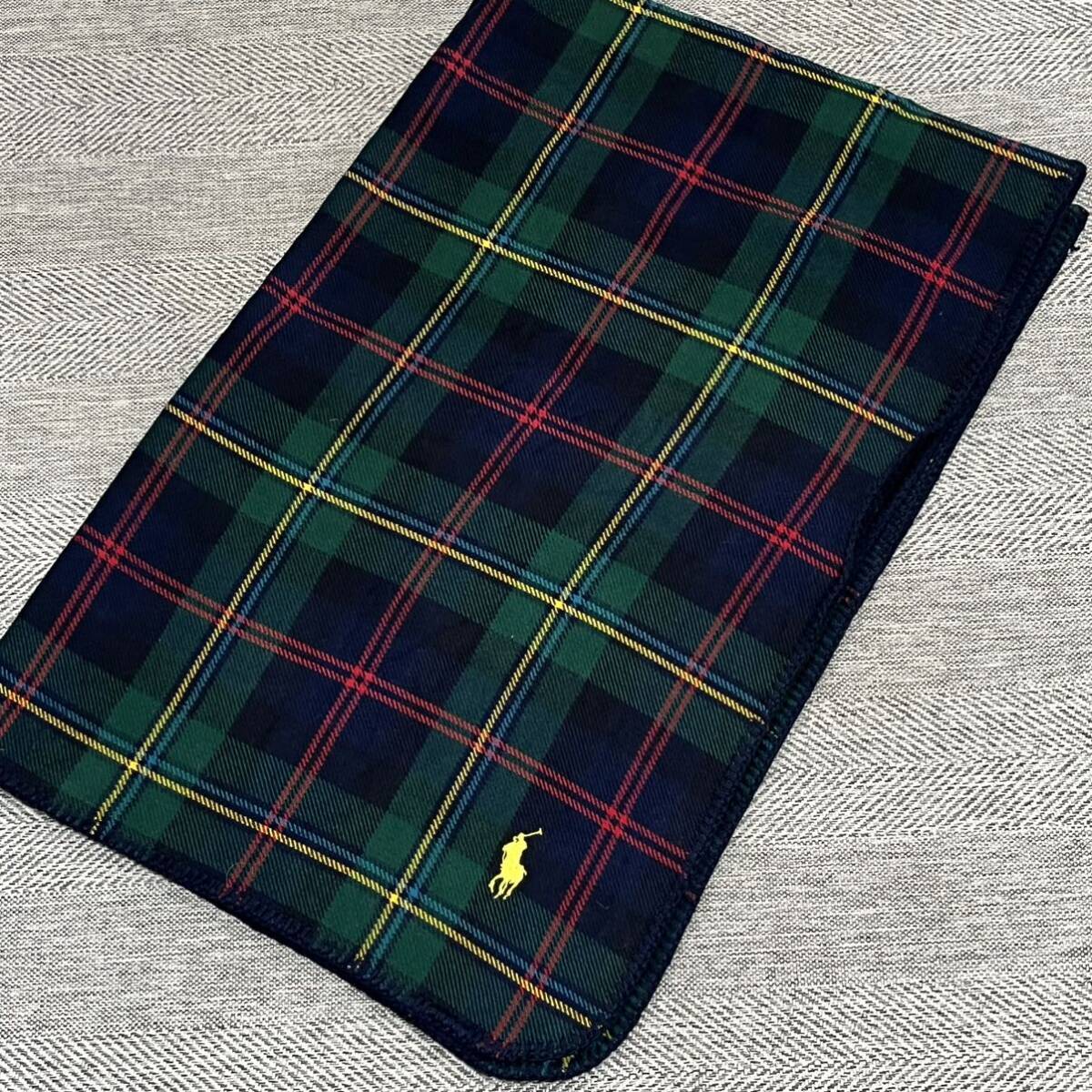 Ralph Lauren ラルフローレン　ハーフケット　ひざ掛け　チェック柄　