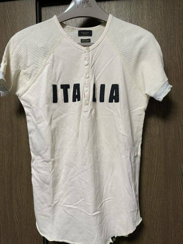 SABI SABI DELUXE ベースボールTシャツ 46 M ITALY サビサビ半袖