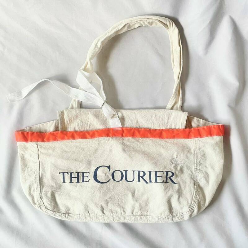 8-90s THE COURIER newspaper bag ニュースペーパーバッグ vintage