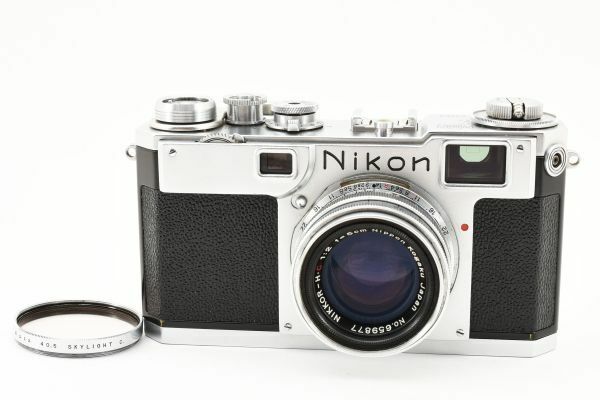 【動作確認済】 Nikon ニコン S2 Rangefinder 35mm Film Camera Nikkor-H.C 5cm 50mm F2 2100005