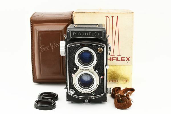 【動作確認済】 リコー Ricohflex Dia 6x6 TLR Camera 80mm f3.5 二眼カメラ 2100003