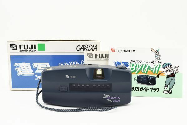 【美品 動作確認済】 Fujifilm フジフィルム Fuji Rensha Cardia Byu-N 8 35mm Film Camera 2100001