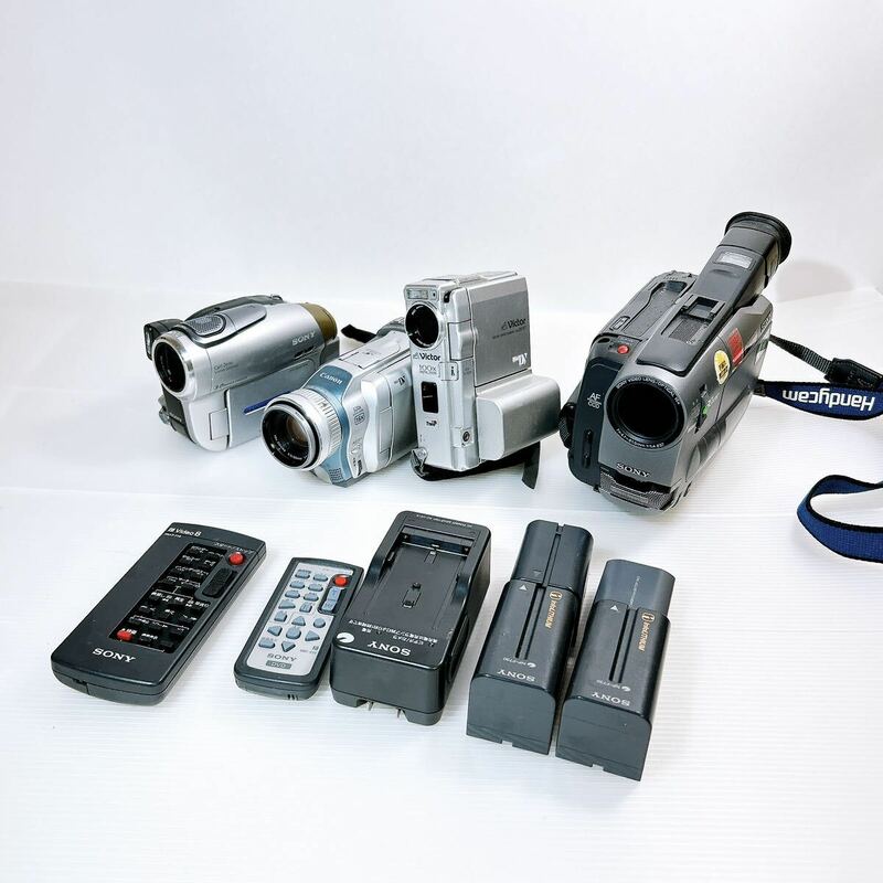 ■動作未確認■ ビデオカメラ セット販売 SONY Canon Victor
