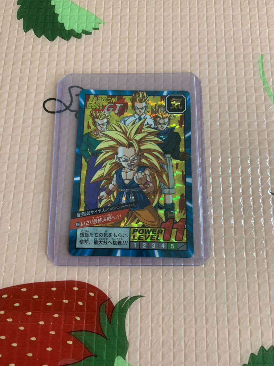 未剥がし ドラゴンボールカードダスGTスーパーバトルNo.804いざ！！最終決戦へ！！美品効果ケース付き拍卖