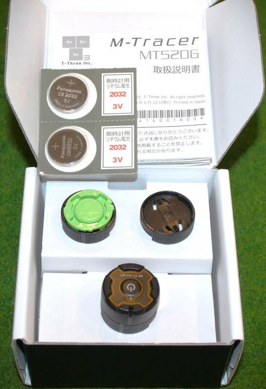 M-Tracer for Golf MT520G ゴルフスイング計測器 ゴルフ練習ツール 新品同様　電池2個付属