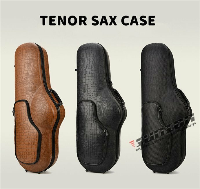テナーサックス用ケース テナー 楽器 管楽器 TENOR SAX CASE セミハードケース ケース クッション付き 3WAY リ